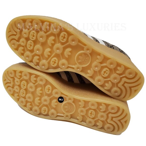 GUCCI SNEAKERS ADIDAS X GAZELLE GG LOGO SUPREME WEDGE SHOES w TREFOIL sz 41 11 - Picture 14 of 16
